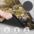 thumbnail image 3 of Yiaed American Flag Rose Garden Print Carpet Floor Mats for Cars, Auto Accessories Front & Rear Car Floor Mats Car Floor Foot Mat Sets of 4 Pieces, 3 of 7