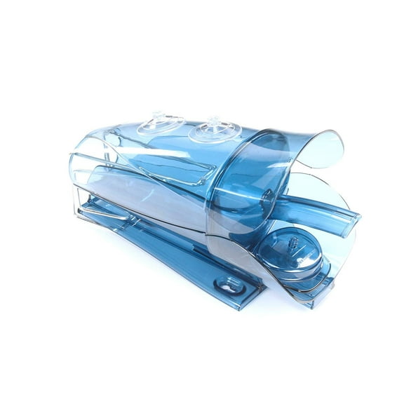 San Jamar SAN SI9000 64 - 86 oz. Saf-T-Scoop and Guardian System for Ice Machines - Transparent Blue