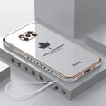 thumbnail image 2 of Pocox3 Luxury Maple Leaf Lanyard Case On For Xiaomi Mi Poco X3 Pro Nfc X3pro Plating Silicone Cover Poko X 3 Pocox3pro X3nfc, 2 of 5