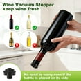 thumbnail image 4 of TOCOKEID Metal Handheld Vacuum Sealer, 60kPa Portable Food Sealer with Detachable Tank, 30 Bags & 2 Clips for Kitchen, Camping, Travel Storage, 4 of 10