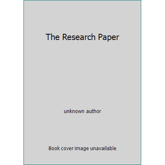 Pre-Owned The Research Paper (Paperback) 086609346X 9780866093460