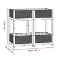 thumbnail image 4 of vidaXL Raised Bed 80x40x71 cm Polypropylene, 4 of 4