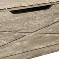thumbnail image 7 of VECELO 43" Storage Ottoman Bench with U-Shaped Cut-Out Pull, Wooden Toy Box Storage Chest with Safety Hinge, Shoe Bench, for Entryway, Living Room, Bedroom, Plain Wood Color, 7 of 7