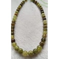 thumbnail image 2 of AA Grade Natural Green Garnet Gemstone 6-10mm Round Olive Genuine Beads Jewelry Supply Bracelet Necklace Material Support (9-10mm), 2 of 2
