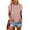 Pink3, variant on Babysbule Women's V-Neck Casual Short Sleeve Tops Lightweight Summer Blouse Soft Comfy Pullover Shirt For Spring Daily Wear