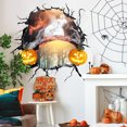 thumbnail image 3 of ZHAOCHENG paquete de pegatinas de pared 3D de Halloween, pegatinas de pared de calabaza, pegatinas de pared de terror removibles, arte de piso de pared para dormitorio, sala de estar, tienda, decoraci, 3 of 4