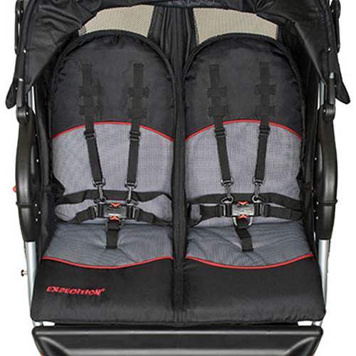 Baby Trend Expedition Swivel Travel Jogging Double Baby Stroller, Millennium - image 4 of 7
