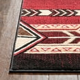 thumbnail image 6 of Well Woven Persa Dakota Tribal Aztec Southwestern Red 7'10" x 9'10" Area Rug, 6 of 7