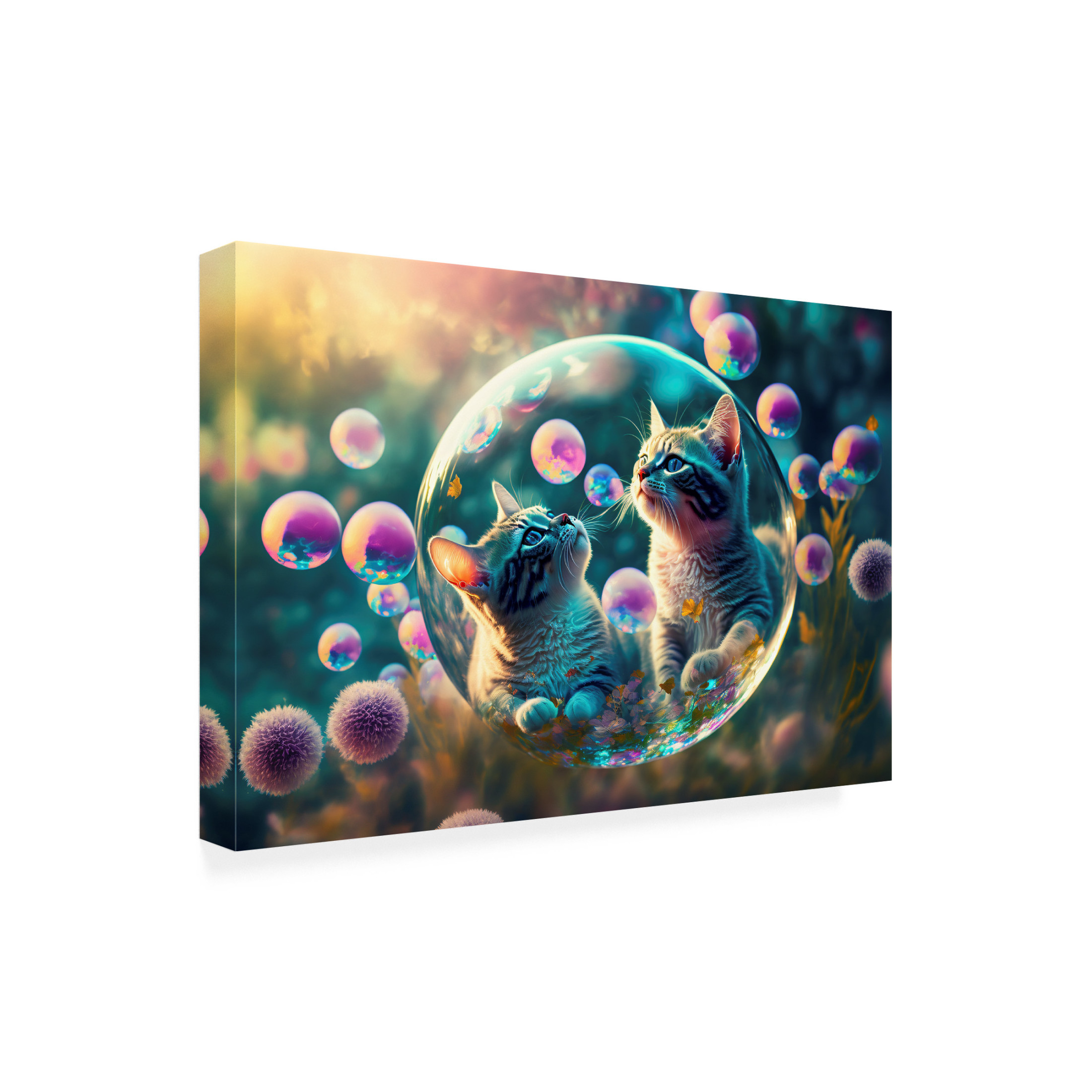 Canvas Wall Art - Ray Heere 'Mystical Morning 3' Wall Art for Living Room, Bedroom, or Office Décor by Trademark Fine Art - 24 x 16 Inches