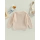 thumbnail image 4 of Txlixc Suéteres de cuello redondo para bebés pequeños, suéteres de punto sueltos de color sólido de manga larga Txlixc  Moda, 4 of 9