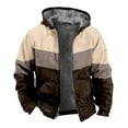 thumbnail image 1 of Veste d'Hiver à Capuche pour Hommes avec Impression Numérique 3D, Rembourrée pour Temps Froid, Chaleur et Style, 1 of 5