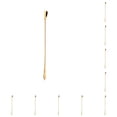 thumbnail image 2 of Injueey Cuchara mezcladora de acero inoxidable con mango largo, reutilizable, para helado, café, cucharas para revolver, tienda de té de la oro Tipo B 10Conjunto, 2 of 6