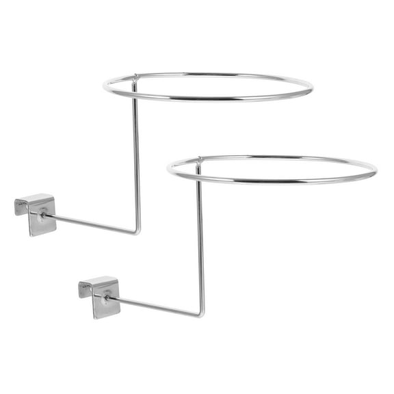 Masteelf 2pcs Helmet Display Rack Motorcycle Helmet Storage Rack for Indoor Inside