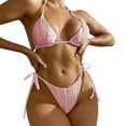 thumbnail image 2 of Neinkie Bikini String Sexy pour Femmes, Bas Triangle à Nouer sur les Deux Côtés, 2 of 7