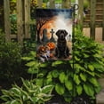 thumbnail image 2 of Chocolate Labrador Retriever Spooky Halloween Garden Flag 11.25 in x 15.5 in, 2 of 5
