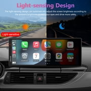 Carpuride W903 Portable Wireless Carplay & Android Auto with Dash Cam - 9.3 HD IPS Screen, 4K Front Camera
