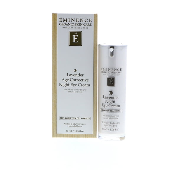 Eminence Organic Skincare Lavender Age Corrective Night Eye Cream, 1.05 Ounce C33
