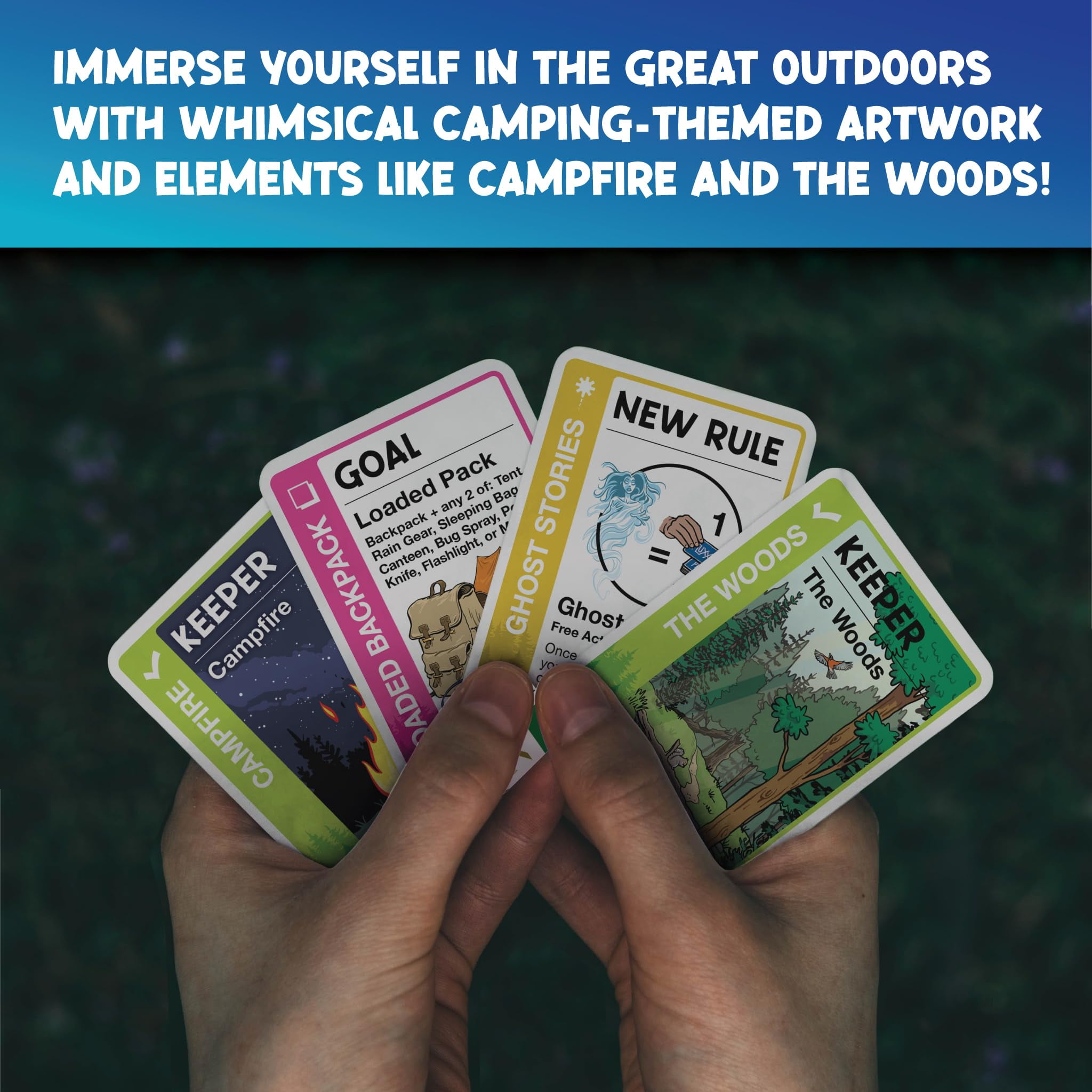 Camping Fluxx Card Game | The Great Outdoor Just Got Wilder!