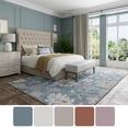 thumbnail image 5 of Feizy Dartmouth Transitional Abstract, Blue/Ivory/Pink, 7' 9" x 10' Area Rug, Easy Care Stain Resistant Pet & Kid Friendly, Area Rug for Living Room and Bedroom, 5 of 10