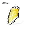 thumbnail image 3 of QualitChoice Training Ladder with Carry Bag Football Stair Step Rope Speed Ladders Nylon Exercise Drills Equipment Household Yellow 3Meter, 3 of 6