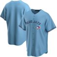 thumbnail image 1 of Nuevo Uniforme De Béisbol Cardigan Blue Jays Baseball Blank Ropa Deportiva De Verano Azul Claro-Xxxl(56), 1 of 2