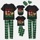 thumbnail image 1 of Pijamas familiares navideños a juego, conjuntos de pijamas negros de verano de julio, 1 of 3