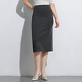 thumbnail image 3 of Drses‌‌ ‌‌‌‌‌‌‌‌‌‌‌‌‌‌‌‌‌‌‌‌‌‌‌‌‌‌‌‌‌Women's Elegant Below Knee Pencil Skirt - Slim Fit Stretch Work Skirt Midi Skirt for Business Casual, 3 of 4