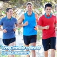 thumbnail image 3 of 3-Pack New Upgraded Cooling Neck Wraps, Neck Coolers for Hot Weather, Leak-Proof Cooling Gel, 360° Full-Wrap, Cool Relief - Head, Neck, Wrists - Blue, 3 of 8