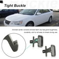 thumbnail image 5 of Upper Lower Center Console Armrest Latch Clips Compatible with Hyundai Sonata 2009-2010 Replace#: 84661-3K000V2 84662-3K000V2 -Gray, 5 of 6
