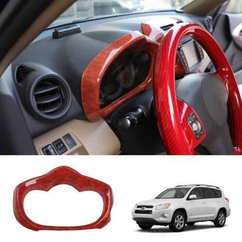 Wood Grain ABS Inner Dashboard Panel F for Ram e Cover Trim for Toyota RAV4 2006-2012