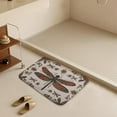 thumbnail image 6 of Bath Rug 19.7"x31.5" Absorbent Memory Foam Bathroom Mat Cover Floor Rug Dragonfly Print Boho Rug Kitchen Rugs, 6 of 7