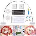 thumbnail image 5 of Bolsa de agua con varilla de fibra de 15 secciones, base para arco de globos, soporte para arco de globos para decoración de cumpleaños, bodas y Navidad, 5 of 5