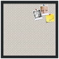 thumbnail image 2 of PinPix 20x20 Custom Cork Bulletin Board Light Brown Polka Dot Poster Board Has a Fabric Style Canvas Finish, Framed in Light Brown Polka Dot, by ArtToFrames (PinPix-502), 2 of 6