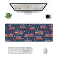 thumbnail image 3 of Disketp Gaming Mouse Pad Fire Truck 1 Pattern Large Mouse Mat Long Extended Desk Pad Non-Slip Rubber Mice Pads Stitched Edges Thin Pad (11.8x31.5 Inch), 3 of 9