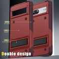 thumbnail image 6 of for Google Pixel 7 Case, Luxury Anti-falling Shockproof Hybrid Military Grade Cover W / Built-in Kickstand | Ultimate Drop Protection for Google Pixel 7, Red, 6 of 7