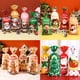 thumbnail image 2 of 25/50/100 piezas Bolsas de dulces navideños Bolsa de embalaje de galletas de Papá Noel Decoración navideña 2024 Bolsa de regalos para suministros de fiesta para niños, 2 of 5