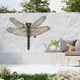 thumbnail image 3 of Arte de pared colgante con libélulas, decoraciones de pared para jardín de granja en interiores. Vert 1, 3 of 9