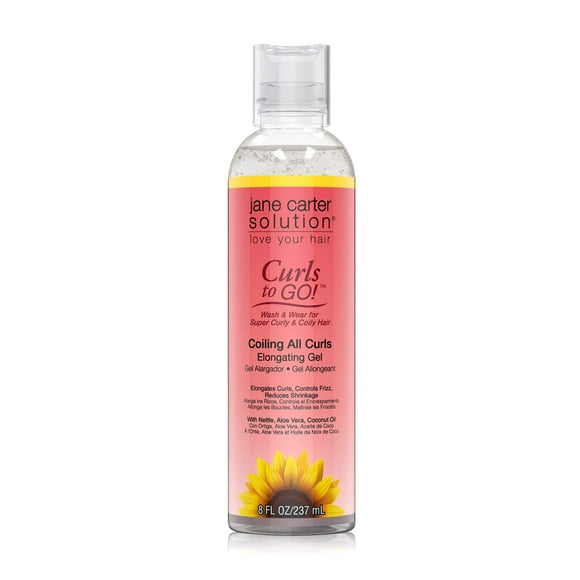 Jane Cosmetics Carter Curls To Go Coiling Elongating Gel, 8 oz./237 mL