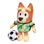 Bluey, Bingo Soccer 6.5 inch Plush Toy, with Soccer Jersey and Plush Ball. Ages 3+