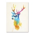 thumbnail image 2 of Robert Farkas 'Sunny Stag' 14 x 19 Canvas Art, 2 of 3