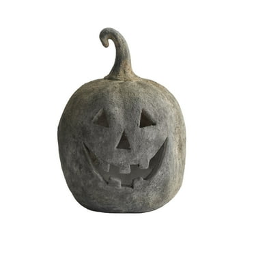 Small Paper Mache Pumpkins Bulk Halloween Carved Face Pumpkins to Paint Decorating Unfinished Craft Pumpkins Halloween DIY Craft Projects for Fall Thanksgiving Party Decorations