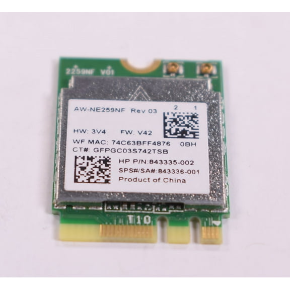843336-001 Hp Wireless Card 17-X121DX
