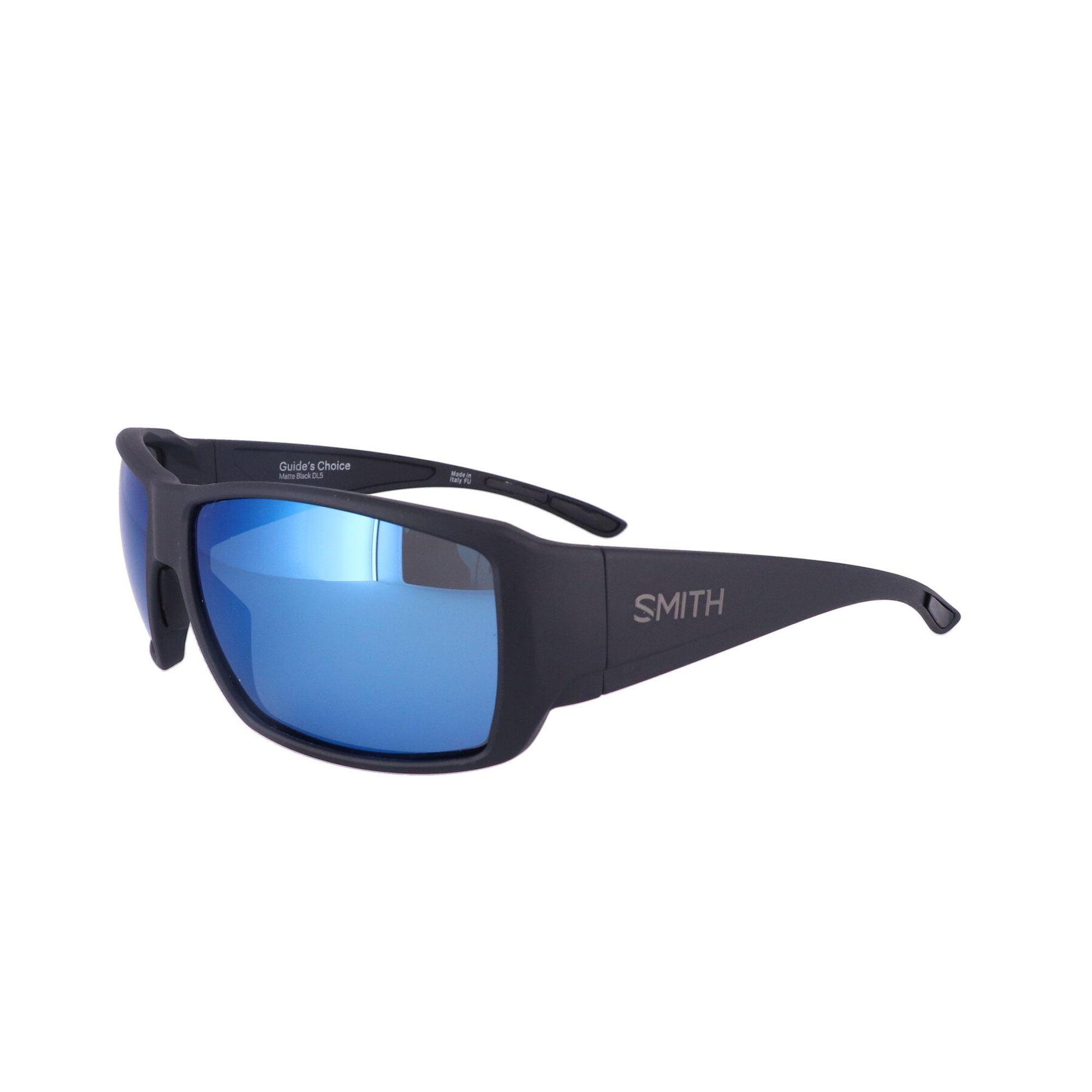 NEW Smith Dockside Sunglasses-Matte Black-Chromapop Blue Polarized-SAME DAY SHIP 