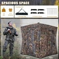 thumbnail image 6 of Lilypelle Hunting Blind, 2-3 Person Pop up Ground Blind, Portable Hunting Blind with Windows, Carrying Bag & Ground Stakes, Camouflage Hunting Tent, Camo Turkey Deer Blinds for Hunting, 6 of 8