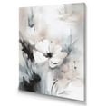 thumbnail image 2 of DESIGN ART Designart "Delicate Grey Flowers V" Floral Canvas Art Print 12 in. wide x 20 in. high, 2 of 5