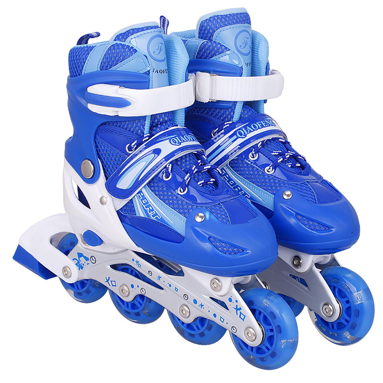 Details about   Adjustable Inline Roller Skates Blades Unisex Adult/Kid Breathable Flash c 30 