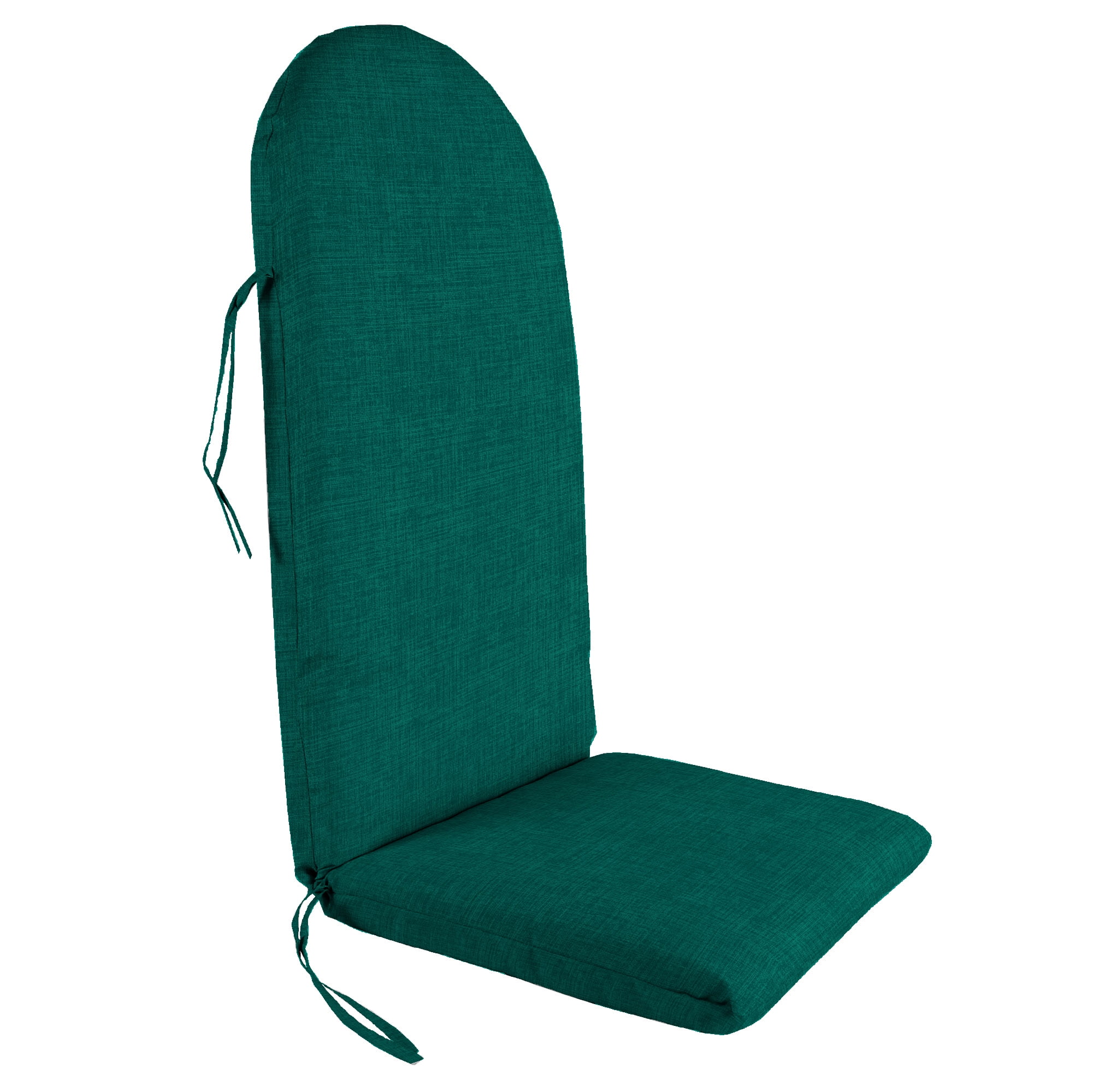 Mainstays Solid Outdoor Adirondack Chair Cushion, Teal, 18" x 52.5