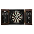 thumbnail image 2 of Viper Stadium Dartboard Cabinet w/ Shot King Sisal Dartboard and Shadow Buster Light, Mahogany, 2 of 5