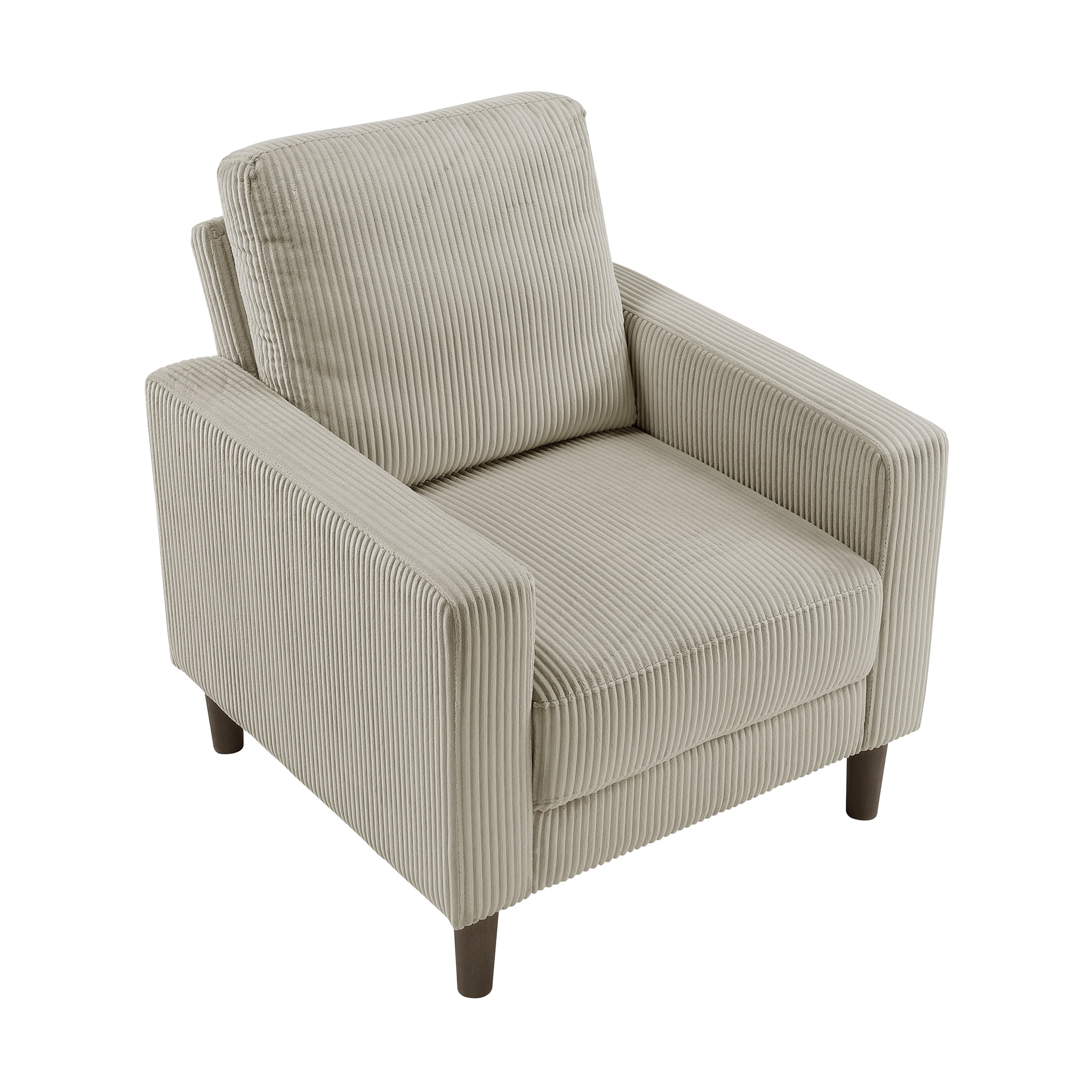 OakvillePark Mapleholt Corduroy Chair, Taupe