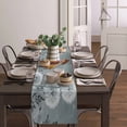 thumbnail image 5 of Plant Grey Dandelion Luxury Table Runner for Wedding Birthday Party Hotel Dining Table High Quality Table Cloth, 5 of 7